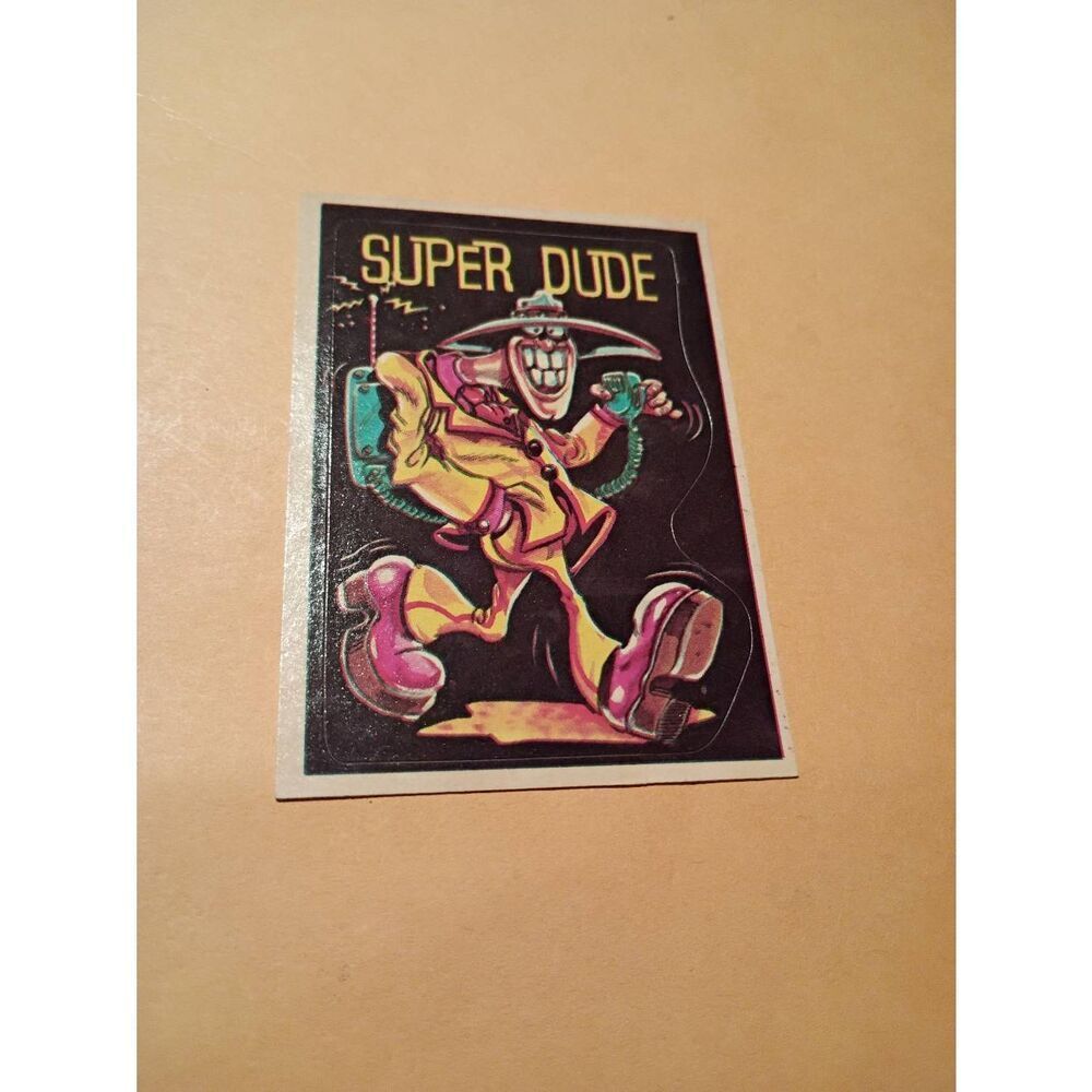 Vintage 1978 Donruss CB Convoy Sticker Trading Card CB Dictionary Super Dude